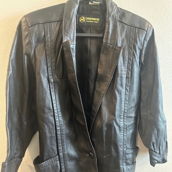 Brown Leather Jacket - Picture 1 of 3